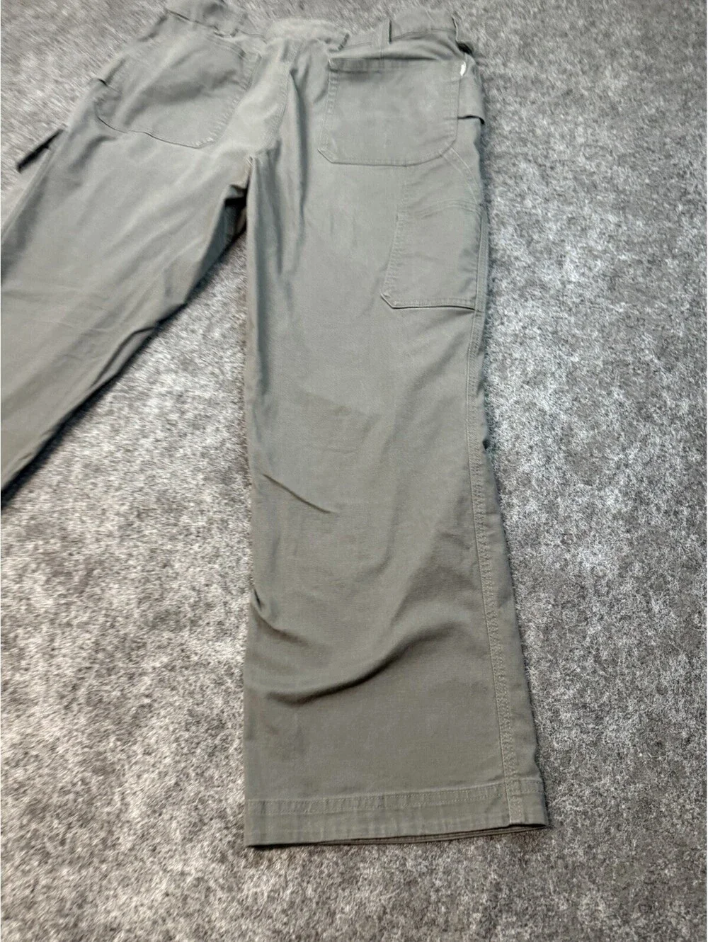 Duluth Trading Fire Hose Cargo Pants Mens 38x30 CoolMax Flex Gray Work